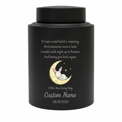 Personalized Angel Baby Stairway To Heaven Poem Stainless Steel Cremation Urn For Human Ashes, Infant Loss Grieving Parent Sympathy, Memorial Keepsake Urn, Memorial Gift, In Loving Memory - Image 11