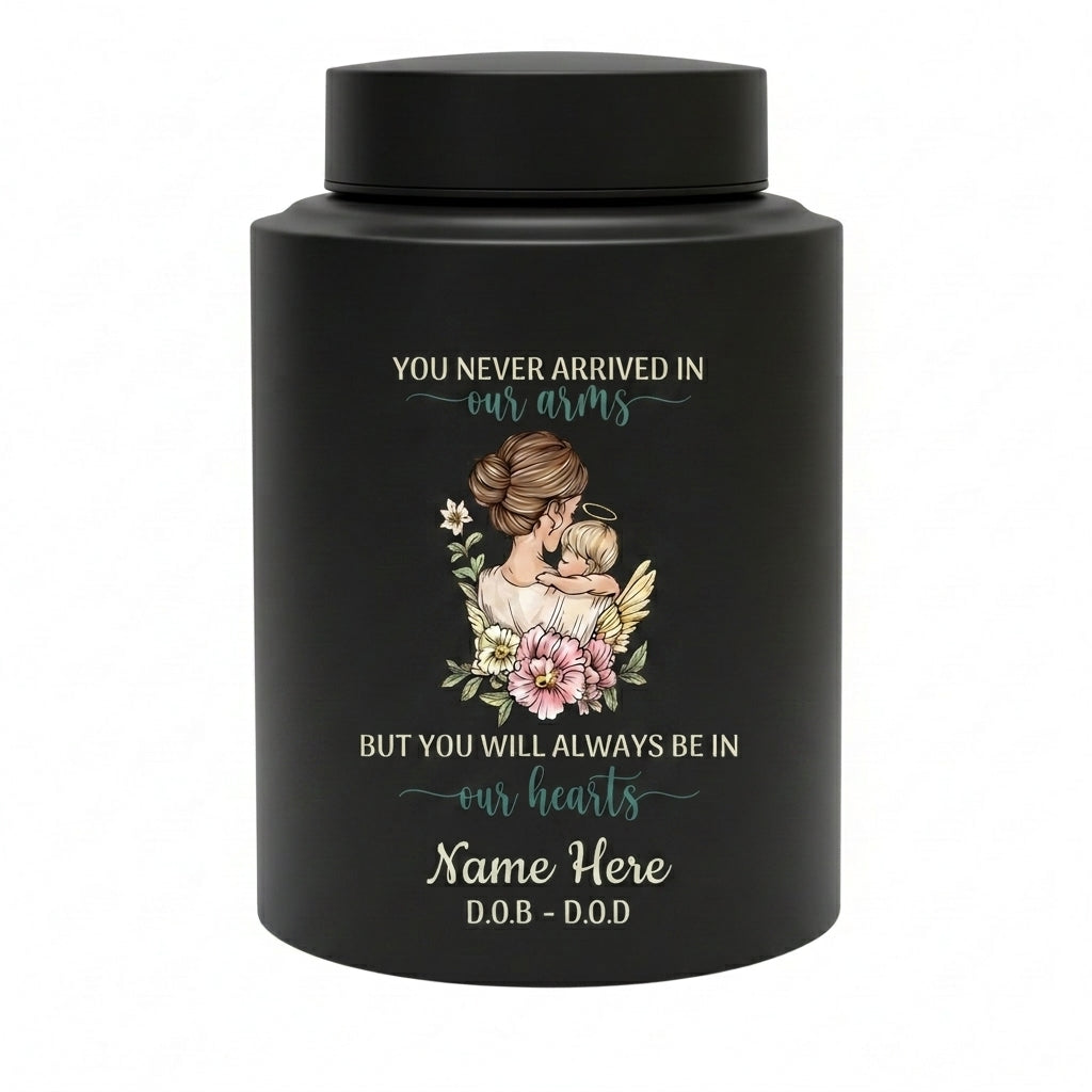 Personalized Infant Baby Loss UV Printed Stainless Steel Urn for Human Ashes Loss of Child Bereavement Miscarriage Stillbirth Ash Container Memorial Keepsake Urn, Memorial Gift, In Loving Memory - Image 11
